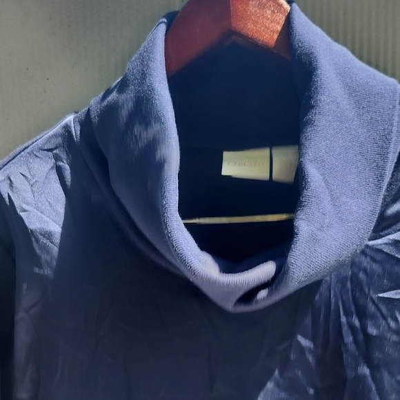 Chico's Navy Blue Knit Sweater - Picture 3 of 7